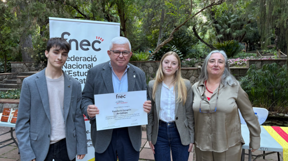 Agustí Alcoberro i Montserrat Casals, amb Jan Torra i Sònia Closa